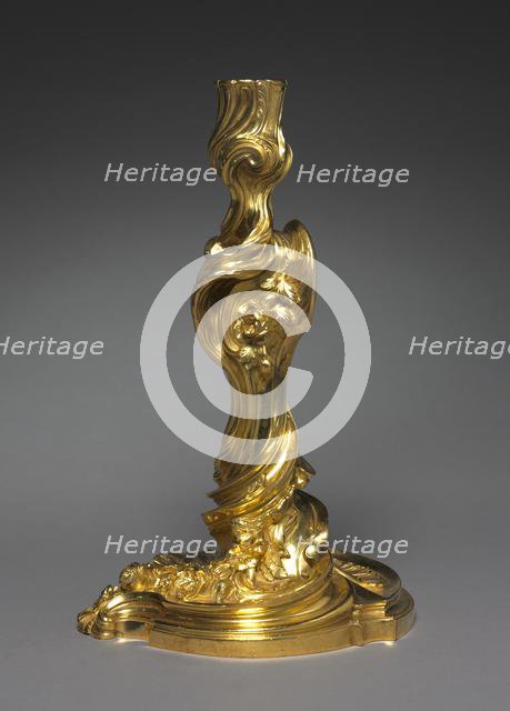 Candlesticks, c. 1740. Creator: Juste-Aurèle Meissonnier (French, 1695-1750).