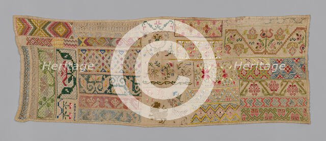 Sampler, México, 1825/75. Creator: Unknown.