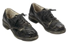 Tap shoes used by Sammy Davis Jr., 1938. Creator: Windsor Shoe Company.