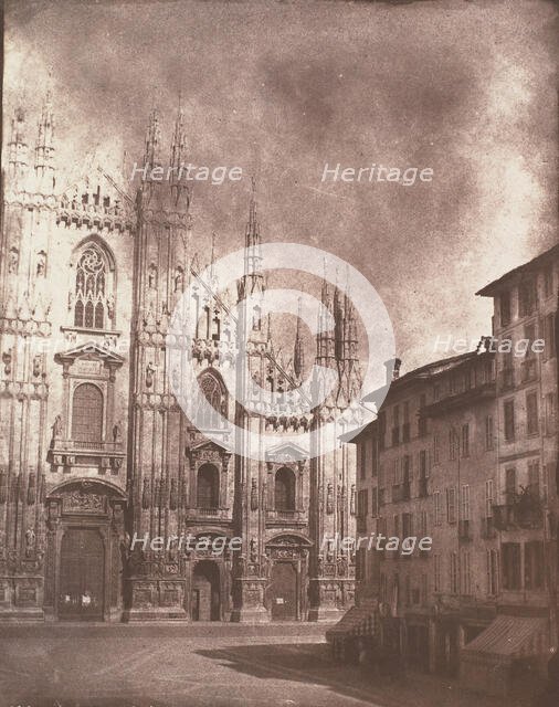 Duomo Milan, 1846. Creator: Calvert Jones.