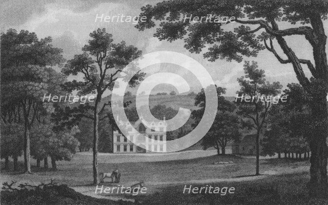 'Denton Court, the Seat of Samuel Egerton Brydges, Esq.', 1719. Artist: J Newton.