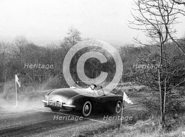 1952 Healey-Alvis on 1953 London Little rally. Creator: Unknown.