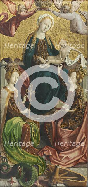 The Virgin and Child with Saint Margaret and Saint Catherine, 1500. Creator: Unknown.