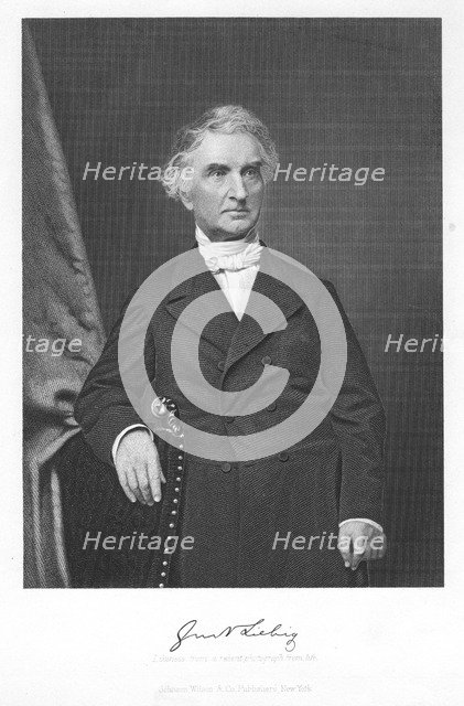 Justus von Liebig, 19th century German chemist. Artist: Unknown