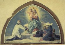 The Virgin presenting the Child Jesus to Saint Vincent de Paul, 1857. Creator: Jules Richomme.