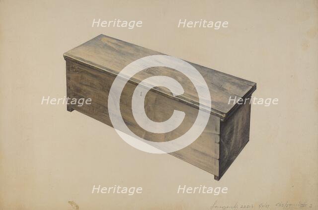 Utility Chest, 1937. Creator: Henry Tomaszewski.