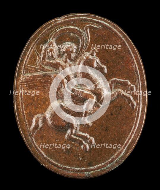 Perseus Mounted on Pegasus, mid 16th century. Creator: Unknown.