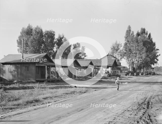 Early stage in the history of the farm experiment, Mineral King Ranch, Tulare County, CA, 1938. Creator: Dorothea Lange.