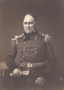 Major General David E. Twiggs, ca. 1859. Creator: Mathew Brady.