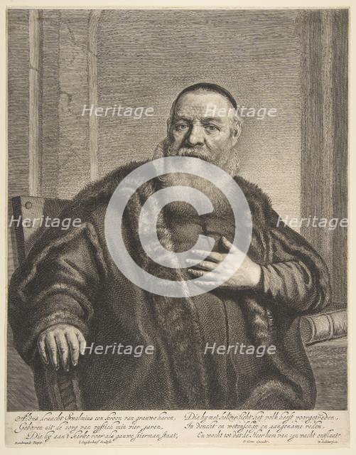 Portrait of Eleazor Swalmius.n.d. Creator: Jonas Suyderhoef.