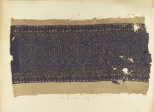 Textile Fragment, Coptic, 5th-6th century. Creator: Unknown.
