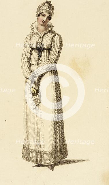 Fashion Plate (Morning Dress), 1815. Creator: Rudolph Ackermann.