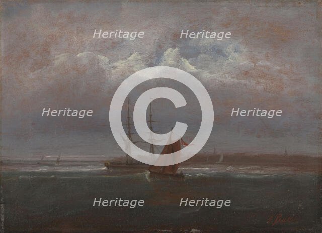 From the Coast, probably 1860s. Creator: Peder Balke.