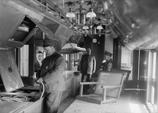 Department of Commerce - Bureau of Fisheries Railway Car; Interior, 1916. Creator: Harris & Ewing.