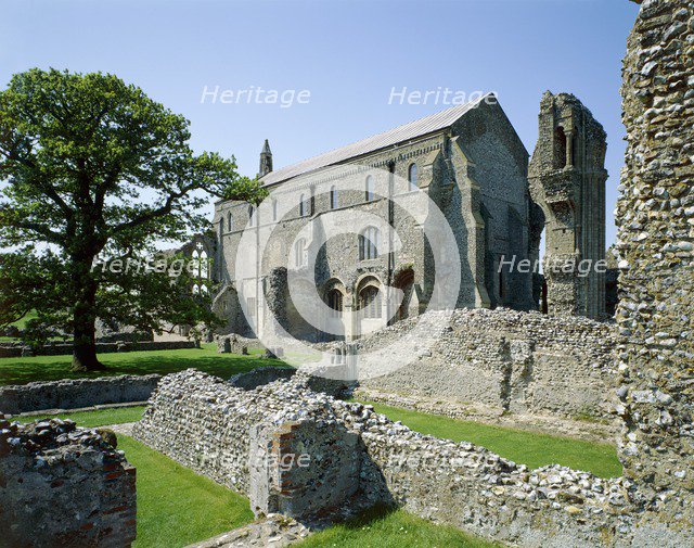 Binham Priory, Norfolk, c1980-c2017. Artist: Unknown.