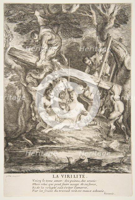 Manhood.n.d. Creators: Claude Gillot, Jean Audran.