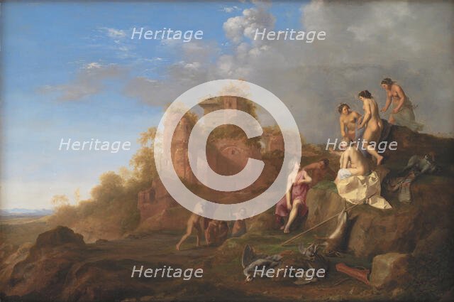 Diana and her Nymphs, 1659. Creator: Cornelis van Poelenburch.