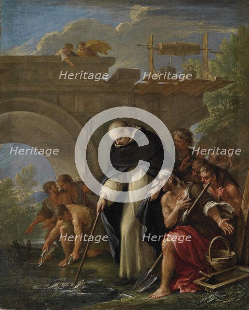 The Celebration Miracle of Saint Vincent Ferrer, Second Half of the 17th cen. Creator: Lauri, Filippo (1623-1694).