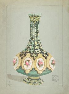 Design for a Vase, 19th century. Creator: Anon.