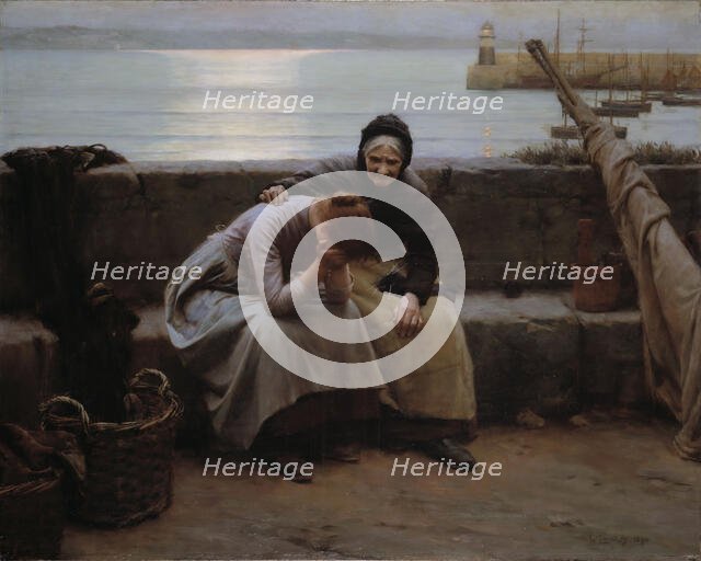 Never Morning Wore to Evening but Some Heart Did Break, 1894. Creator: Walter Langley.