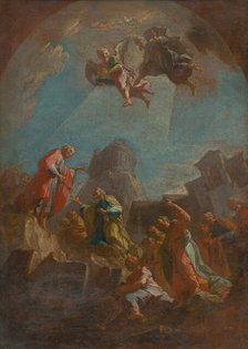 Delivery of the Keys to Saint Peter, 1790-1800. Creator: Josef Anton Zoller.