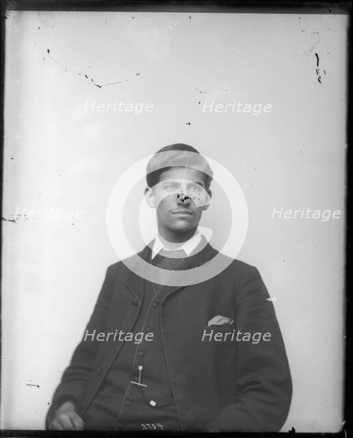 Portrait of Unidentified Man in Suit, 1880s. Creator: United States National Museum Photographic Laboratory.