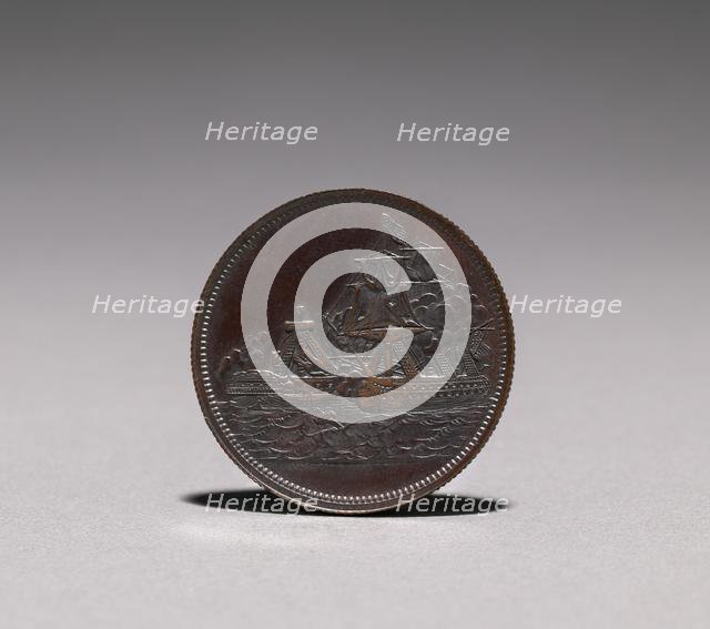 Medal: Constitution and Guerriere, 1812 (obverse), 1812. Creator: Unknown.