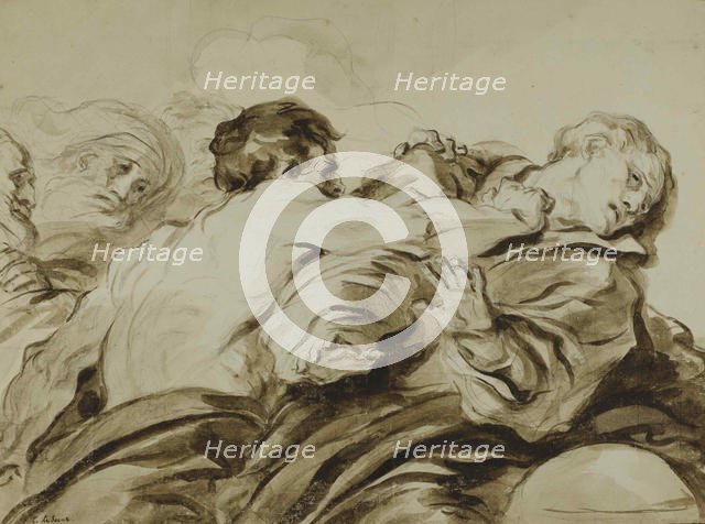 The attack, 1770. Creator: Fragonard, Jean Honoré (1732-1806).