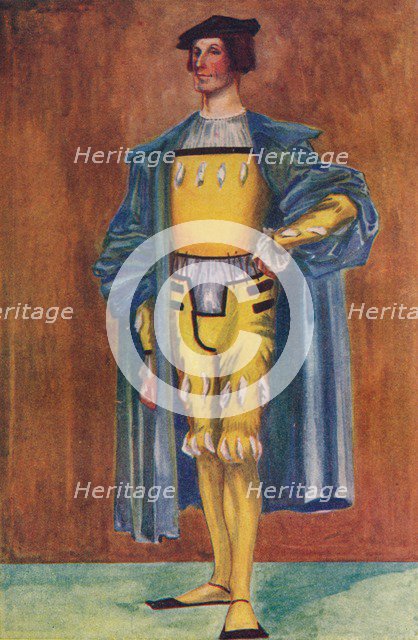 'A Man of the Time of Henry VIII', 1907. Artist: Dion Clayton Calthrop.