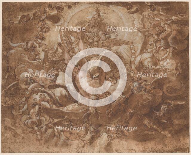 The Fall of Phaeton, c. 1591. Creator: Joseph Heintz the Elder.