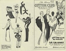 The Famous Cotton Club presents Dan Healy's Cotton Club on Parade with Cab Calloway..., 1925. Creator: Unknown.