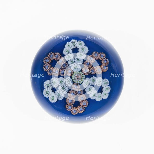 Paperweight, Clichy, 19th century. Creator: Clichy Glassworks.