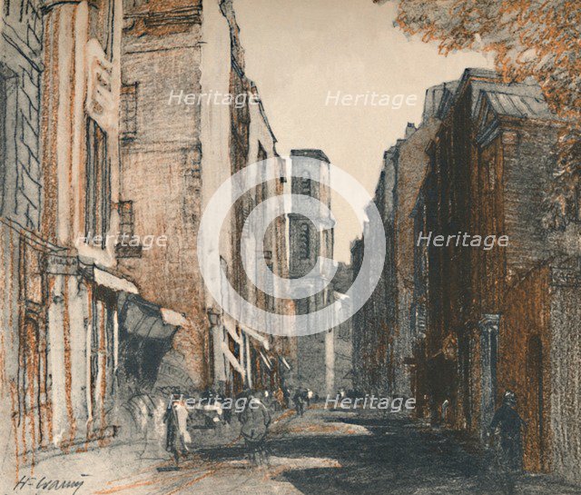 'They can really be called village shops', c1927, (1927). Artist: Henry Franks Waring.