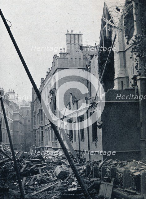'The East End of the Middle Temple Hall', 1941.