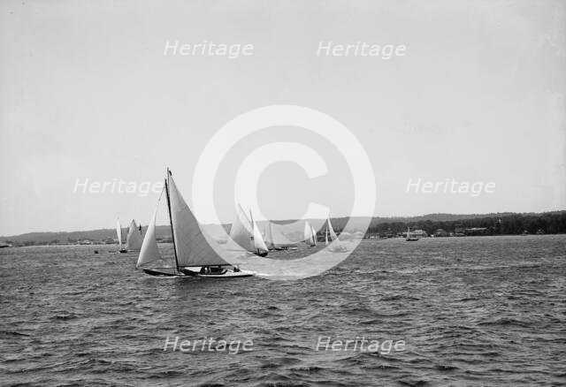 Wawa, start of 30s, N.Y.Y.C. [New York Yacht Club], 1896 June 11. Creator: John S Johnston.