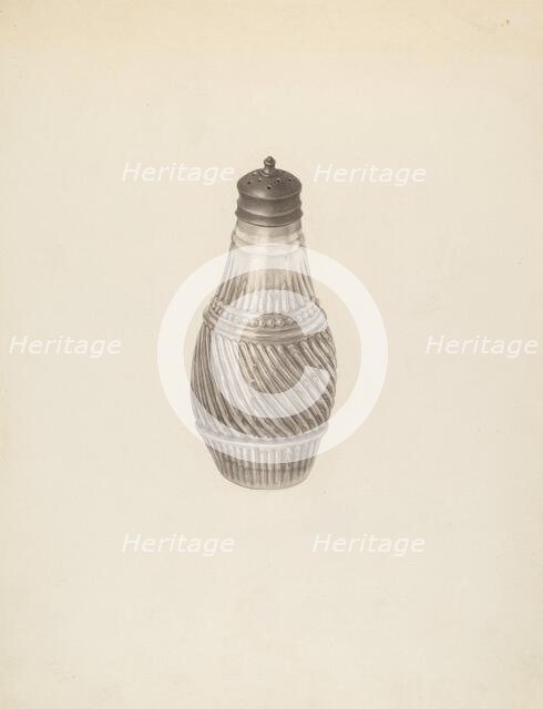 Salt Shaker, c. 1939. Creator: Palmyra Pimentel.