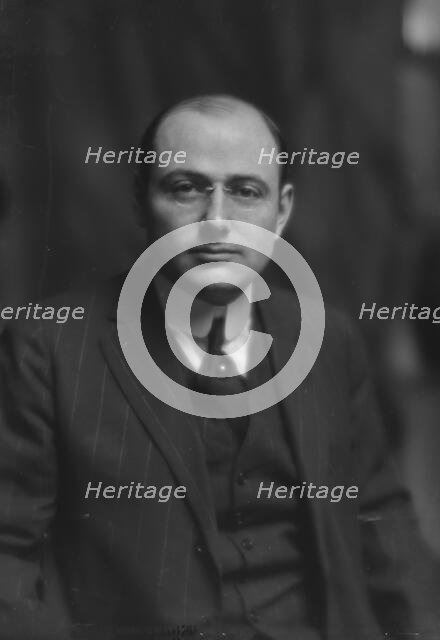 Lewisohn, Samuel W., Mr., portrait photograph, 1914 May 7. Creator: Arnold Genthe.