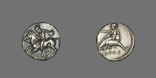 Stater (Coin) Depicting a Horseman, 380-345 BCE. Creator: Unknown.