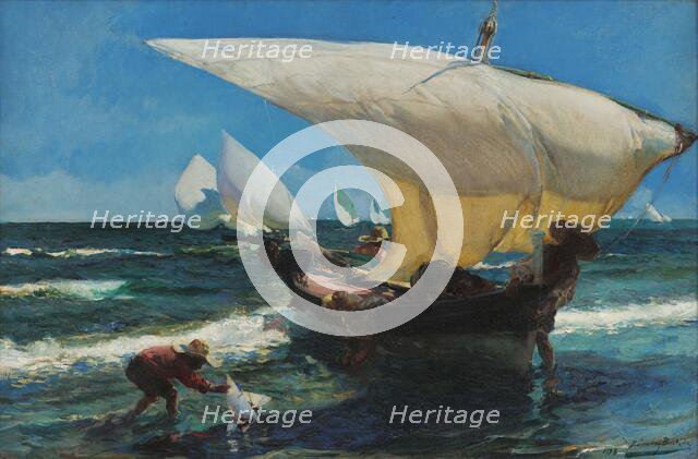 On the Coast of Valencia, 1898. Creator: Sorolla y Bastida, Joaquín (1863-1923).