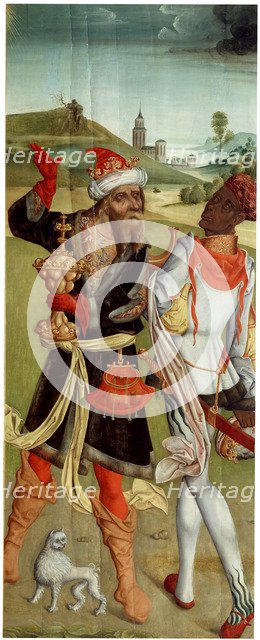 The Adoration of the Magi. Two Magi', early 16th century. Creator: Master of Switzerland (Early 16th century).