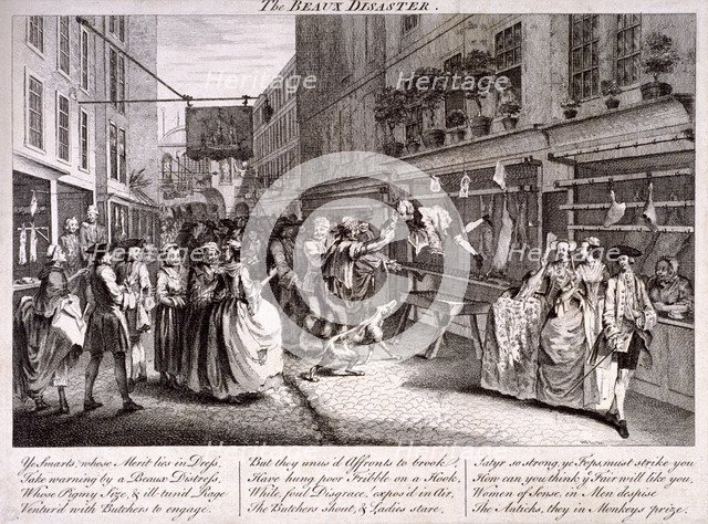 'The beaux disaster', 1747. Artist: John June