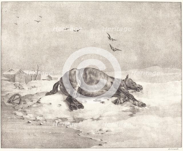 Dead Horse, 1823. Creator: Theodore Gericault.