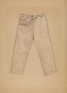 Homespun Breeches, 1935/1942. Creator: Georgine E. Mason.