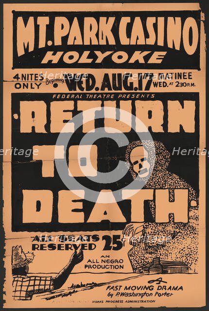 Return to Death, Holyoke, MA, 1938. Creator: Unknown.