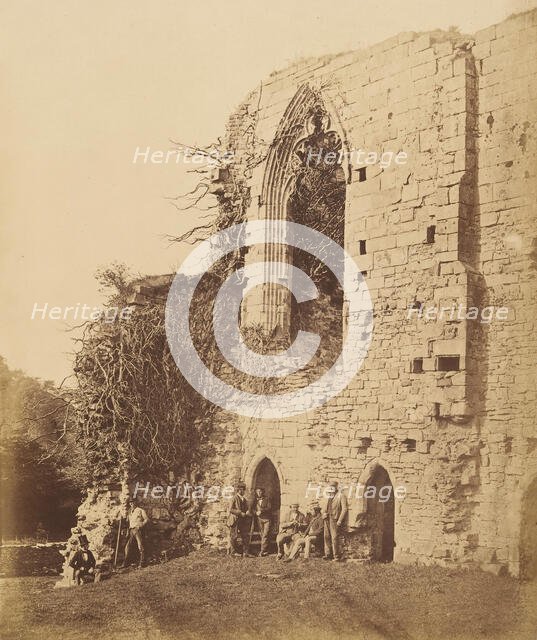 Easby Abbey. From the East, 1850s. Creator: Joseph Cundall.