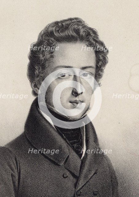 Portrait of the composer Frédéric Chopin (1810-1849), 1833.