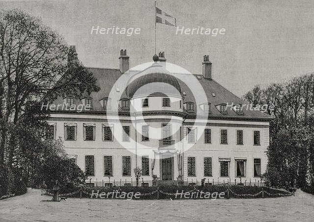 Bernstorff Palace, Gentofte, Denmark, 1898. Creator: Unknown.