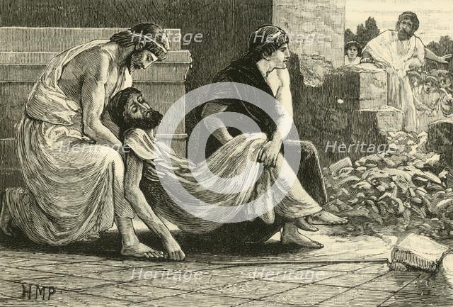 'Death of Pausanias', 1890.   Creator: Unknown.