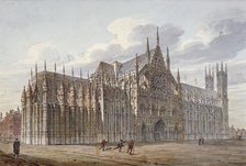 Westminster Abbey, London, 1816.                      Artist: John Coney