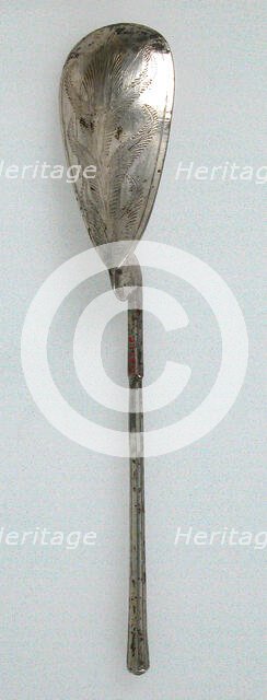 Spoon, Byzantine, 5th-6th century. Creator: Unknown.